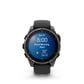 Garmin Fenix 8 Pro Sapphire AMOLED Smartwatch 47mm Carbon Gray DLC Titanium Case with Black and Pebble Gray Silicone Band, , large