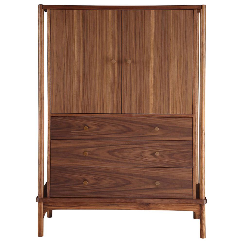Stickley Furniture Walnut Grove 3-Drawer Gentleman"s Chest in Walnut, , large