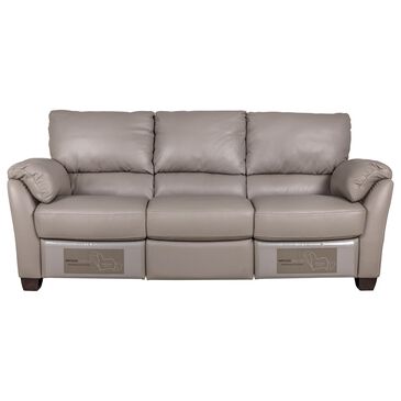 Natuzzi Editions Donato Power Reclining Sofa with Power Headrest in Dark Grey, , large