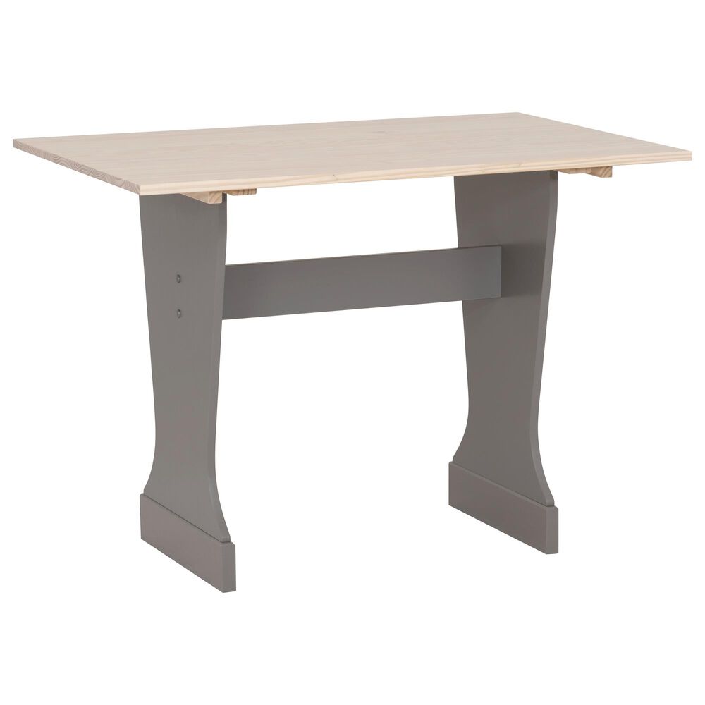 Linon Home Decor Tobin Dining Table in Grey and Maple - Table Only, , large