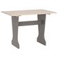 Linon Home Decor Tobin Dining Table in Grey and Maple - Table Only, , large