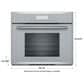 Thermador Masterpiece Steam Convection 30"" Stainless Steel, , large