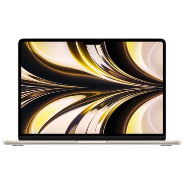 Apple 13.6" MacBook Air Laptop | Apple M2 - 8GB RAM - Apple M2 8-Core - 256GB SSD in Starlight with 2-Year AppleCare+, , large