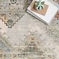 Loloi II Isadora ISA-01 8" x 10" Oatmeal and Silver Area Rug, , large