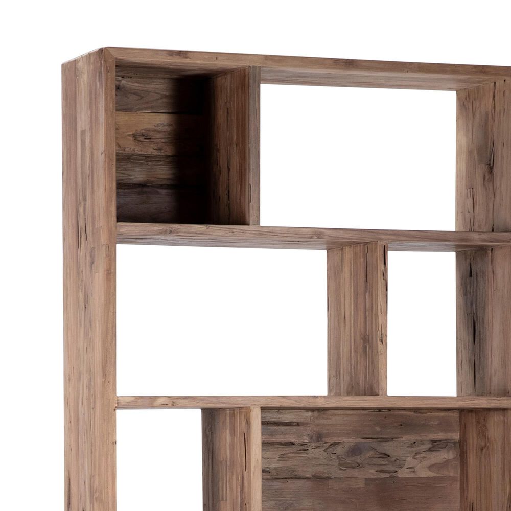 Blue Sun Designs Mariz Tall Bookcase in Natural Teak, , large