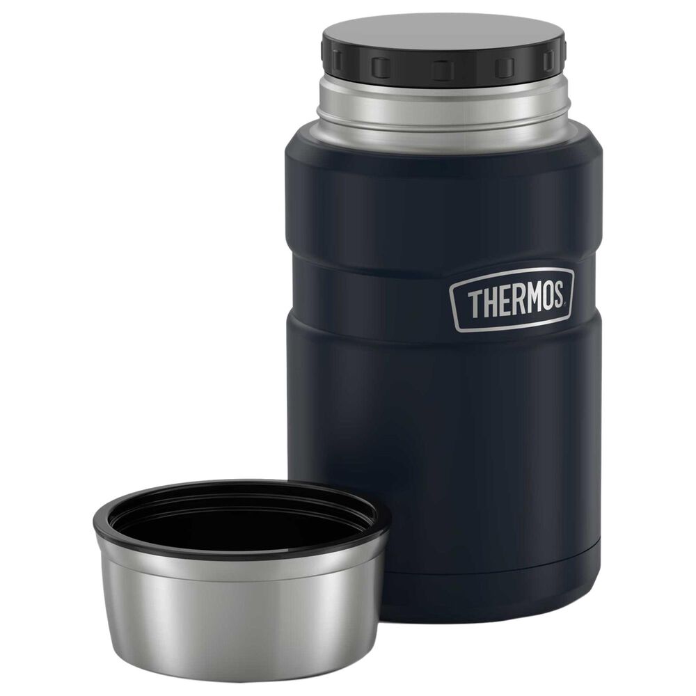 Thermos Stainless King 24 Oz. Food Jar in Stainless Steel and Midnight