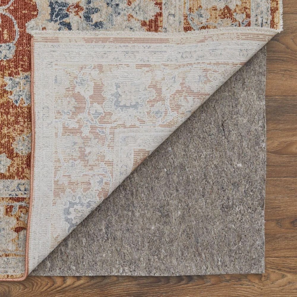Feizy Pasha 9&#39; x 12&#39;8&quot; Terracotta and Ivory Area Rug, , large