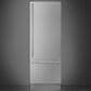 SMEG 15.54 Cu. Ft. Built-In Bottom Mount Refrigerator in Stainless Steel, , large