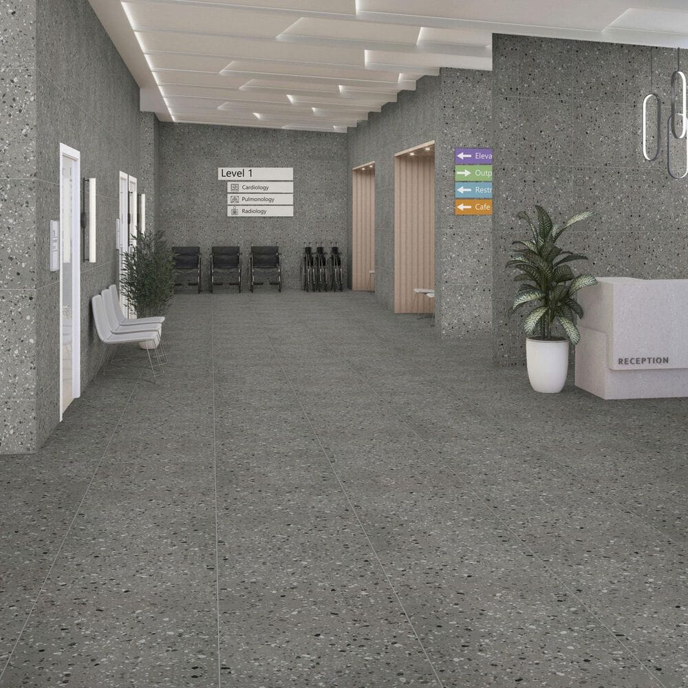 Dal-Tile Poke Smoke Flecks 24" x 24" Porcelain Tile, , large