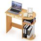 HOMLUX 32" Computer Desk with Two Drawers in Beech and White, , large