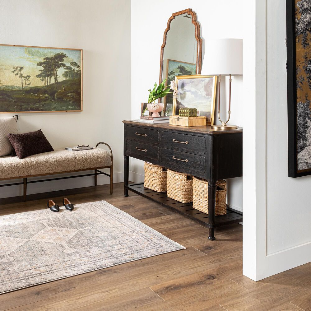 Hooker Furniture Archives Tall Mirror in Mottled Amber, , large