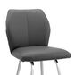 Blue River Tandy 30" Barstool in Gray and Stainless Steel, , large