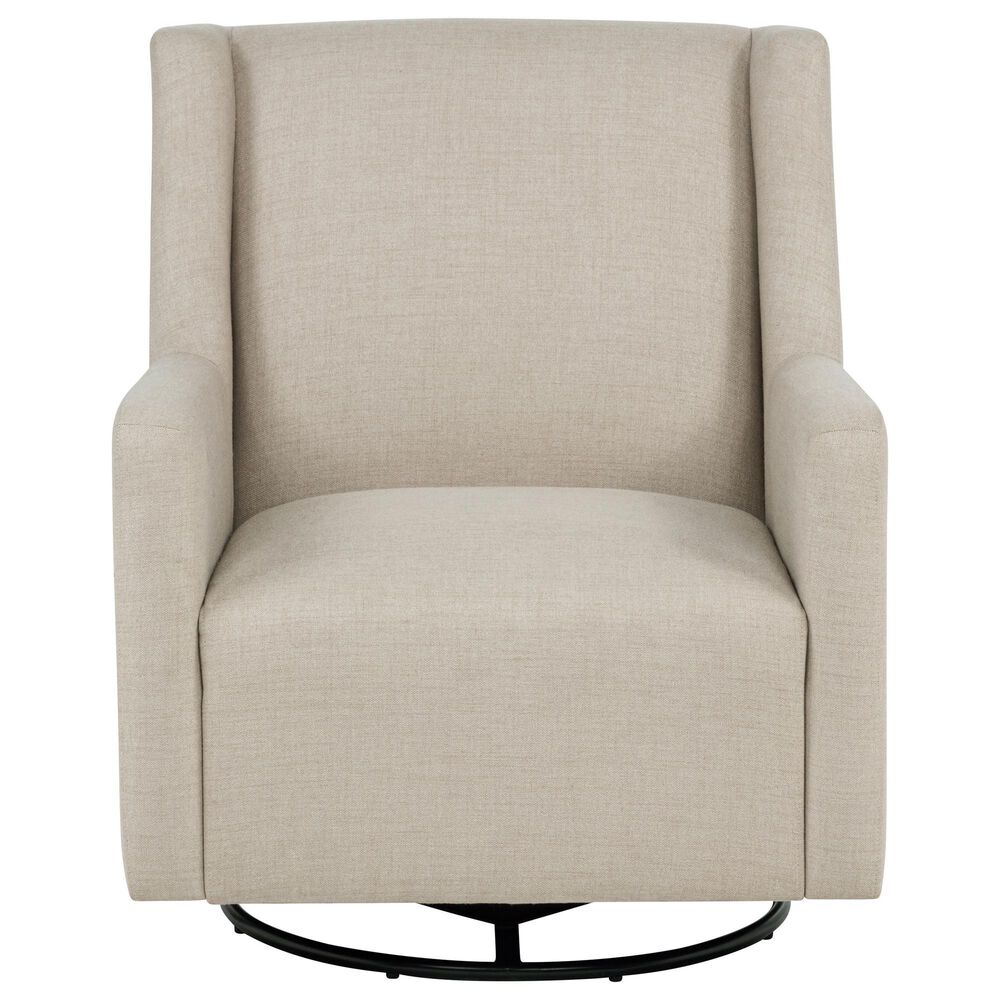 Coaster Sorrel Swivel Glider Arm Chair in Latte, , large