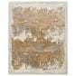 Surya Opulence Sterling Grey, Prairie Dust, Metallic Silver, Nickel and Light Silver 4" x 6" Area Rug, , large
