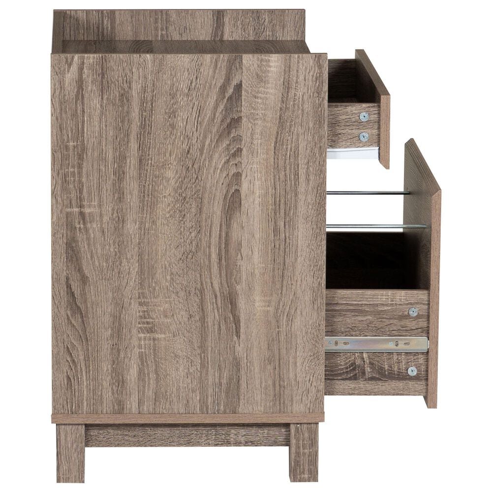 Linon Home Decor Tracey 2-Drawer File Cabinet in Grey, , large