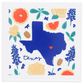Pavilion 4" Texas Coaster in White, , large