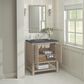 James Martin Vanities Breckenridge 30" Single Vanity, Whitewashed Oak w/ 3 CM Charcoal Soapstone Quartz Top, , large