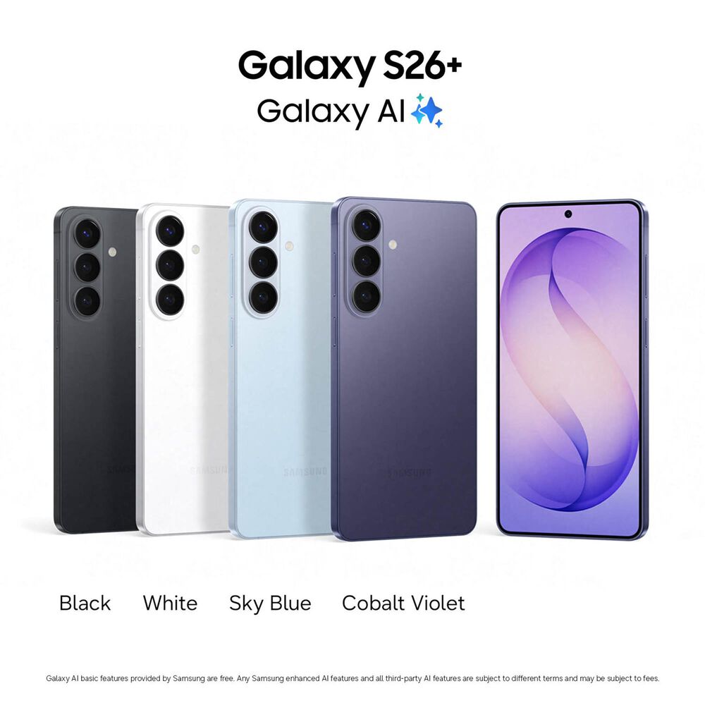 Samsung Galaxy S26+ 256GB (Unlocked) - Cobalt Violet (Available Now), , large
