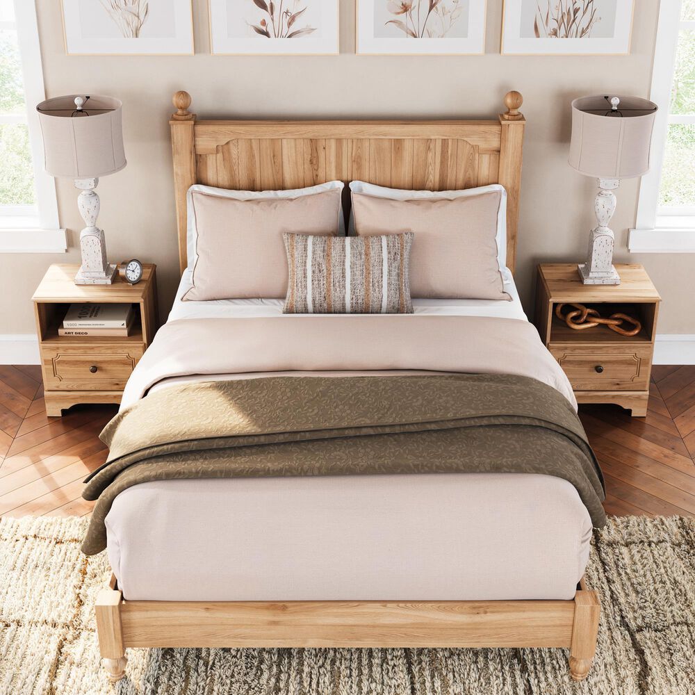 Ashley Aleaport 1-Drawer Nightstand in Warm Brown, , large