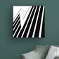 Timberlake Opposition 18" x 18" Canvas Art in Black/White, , large