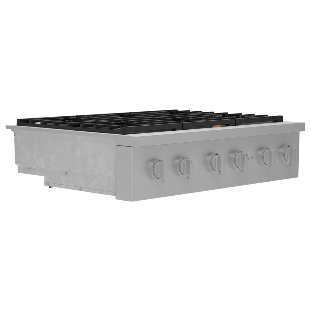 Cafe 36&quot; Natural Gas Rangetop with 6-Burner in Stainless Steel and Brushed Stainless, , large