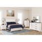 Signature Design by Ashley Gerridan 3 Piece Full Bedroom Set in White and Gray, , large