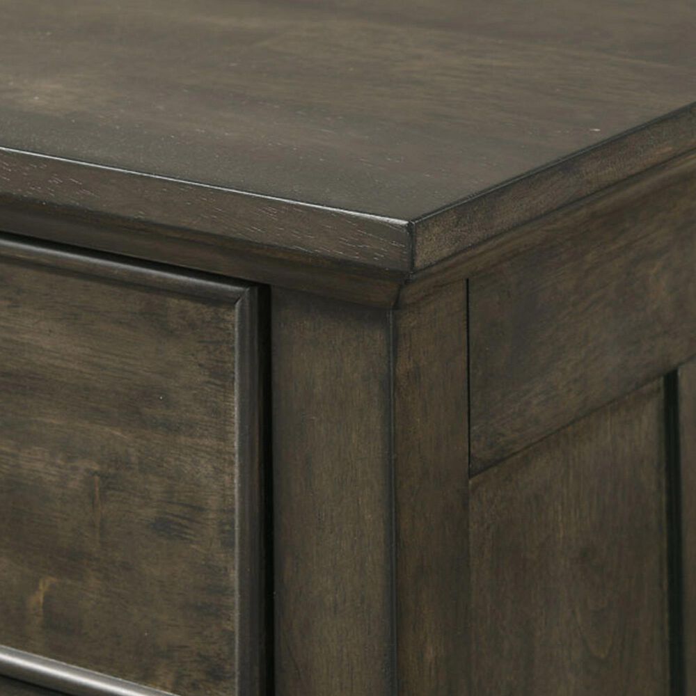 Hawthorne Furniture Hawthorne 3 Drawer Nightstand in Brushed Clay, , large