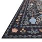 Rifle Paper Co. Menagerie MEN-03 2"3" x 3"9" Black Area Rug, , large