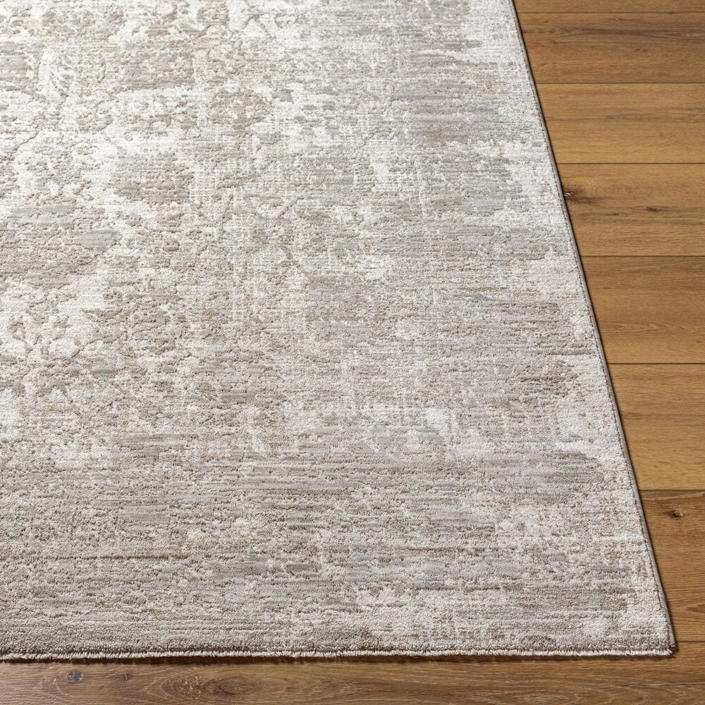 Surya Masterpiece Cream, Medium Gray and Light Gray 9&#39; x 12&#39;2&quot; Area Rug, , large