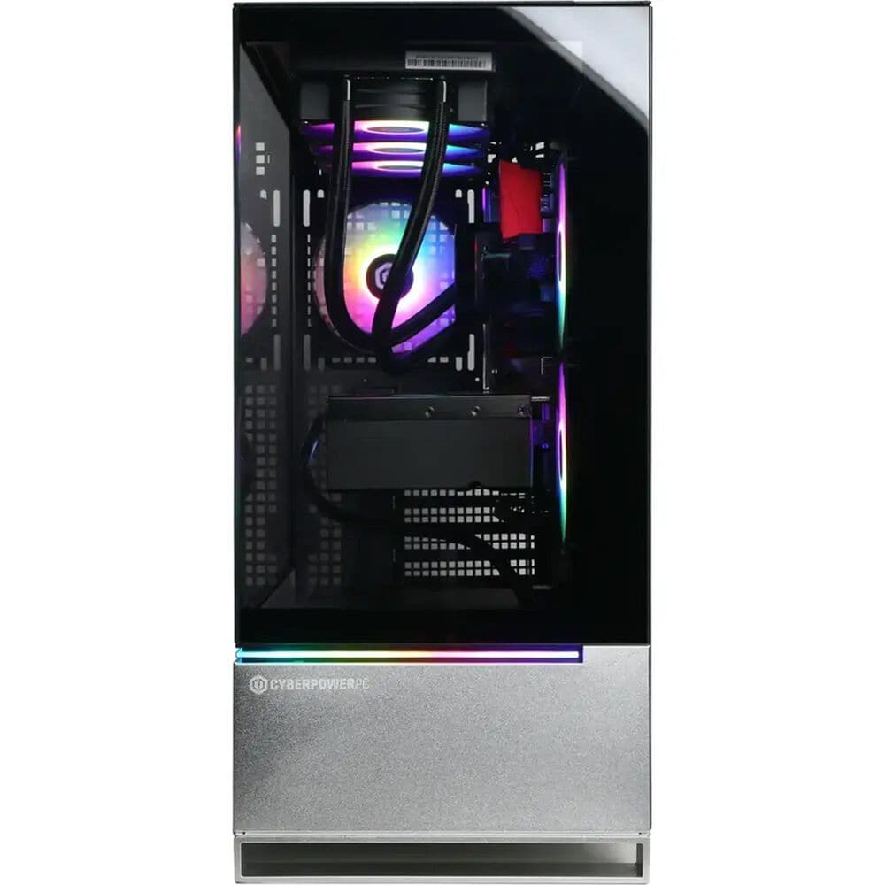 CyberPowerPC Gamer Supreme Gaming Desktop PC | AMD Ryzen 9 9900X - 32GB RAM - NVIDIA GeForce RTX 5080 Graphics - 2TB SSD in Black, , large