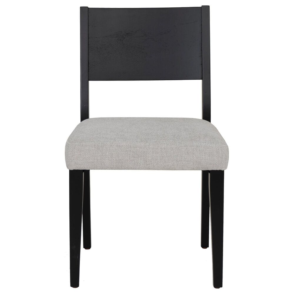 Linon Home Decor Auden and Cosgrove 5-Piece Round Dining Set in Black, , large