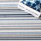 Safavieh Cabana CBN323F 5"3" x 7"7" Grey and Blue Indoor/Outdoor Area Performance Rug, , large