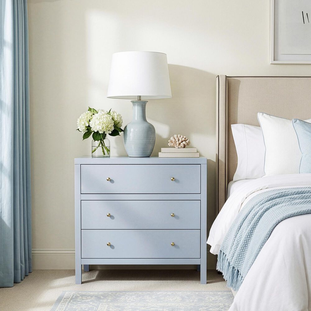 Butler Specialty Company Nora 3-Drawer Dresser in Light Blue, , large