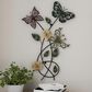 Timberlake Lavish Home Garden Butterfly Metal Art in Distressed Paint, , large