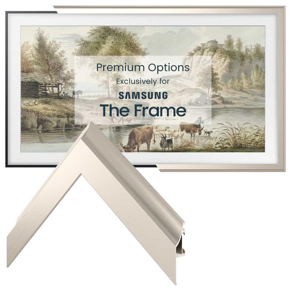 Deco TV Frames Alloy 75" Frame Bezel for Samsung the Frame TV in German Silver, , large