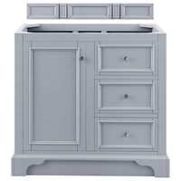 light grey vanity base