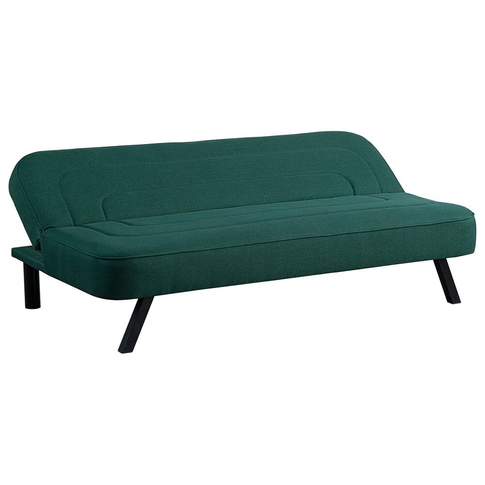 Lifestyle Solutions Frankie Convertible Sofa in Forest Green, , large