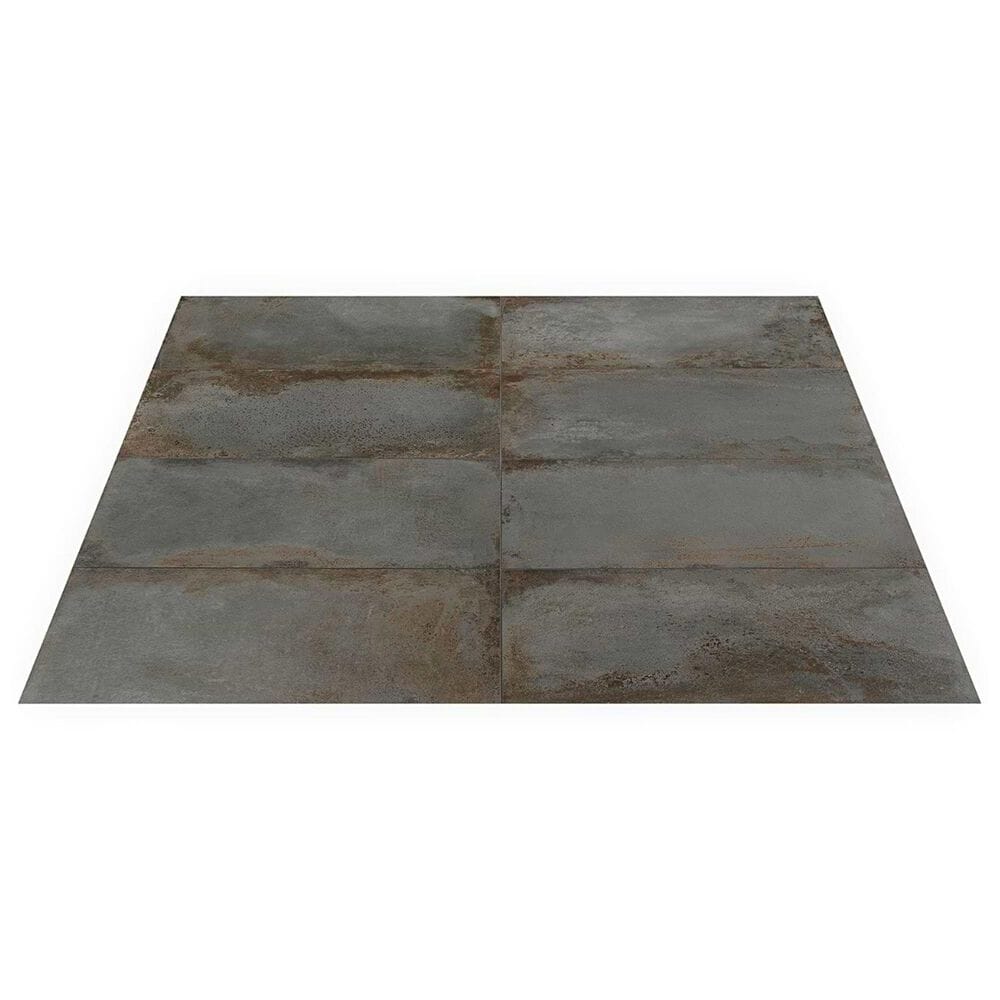 Soho Studio Angela Harris San Francisco Graphite 12" x 24" Matte Porcelain Tile, , large