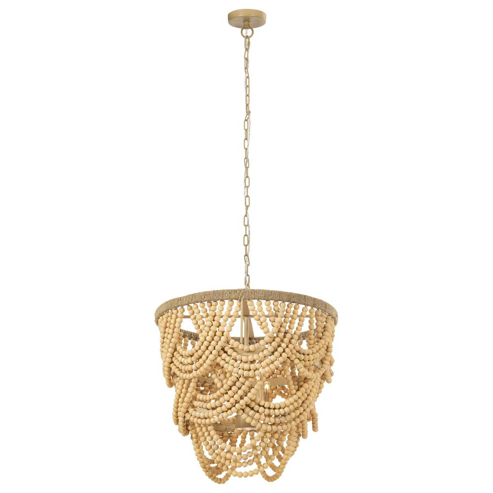 Tov Furniture Jade Chandelier in Natural, , large