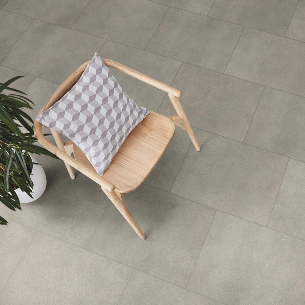 Karndean Korlok Select Metro Grey 18&quot; x 24&quot; Luxury Vinyl Tile, , large