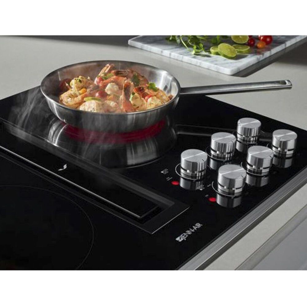 JennAir 36&quot; JX3 Electric Downdraft Cooktop in Black, , large