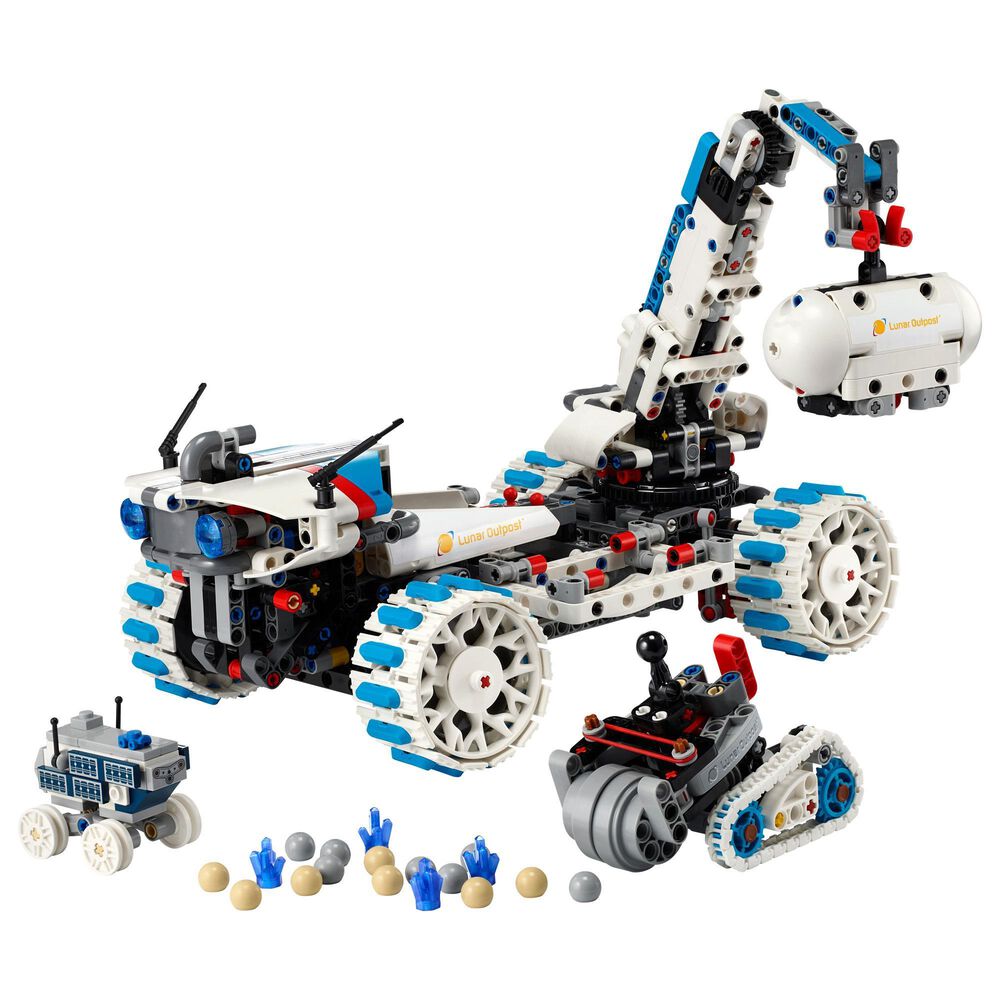 LEGO Technic Lunar Outpost Moon Rover Space Vehicle Building Set, , large