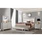 Global Furniture USA Pompei Mirror in Metallic White, , large