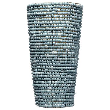 Jamie Young Direct Ship Cove 1-Light Beaded Cone Wall Sconce in Blue, , large