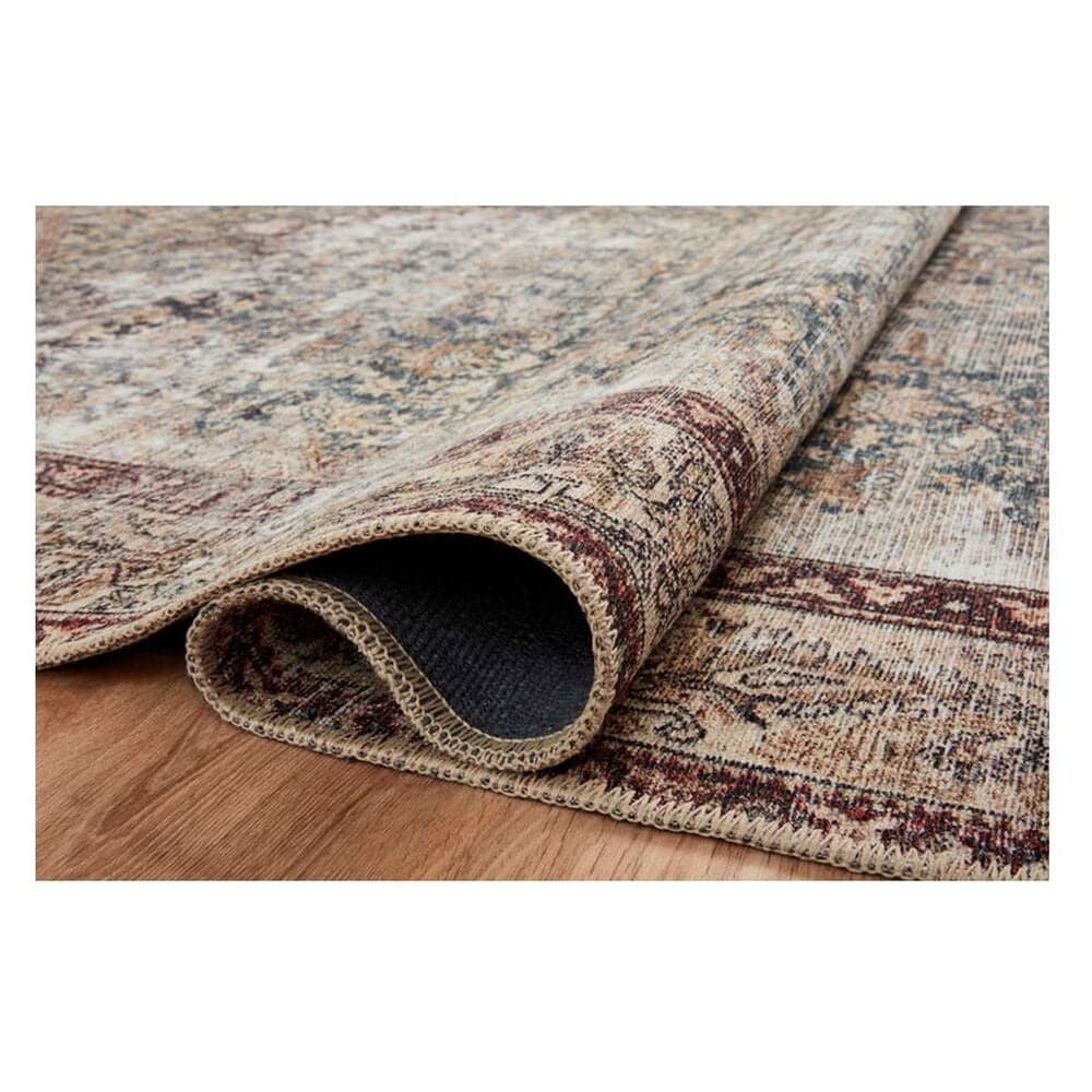Amber Lewis x Loloi Georgie 2&#39;6&quot; x 7&#39;6&quot; Teal and Antique Runner, , large