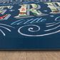 Mohawk Dri-Pro Deluxe Holiday Joy Merry 1"6" x 2"6" Multicolor Door Mat, , large