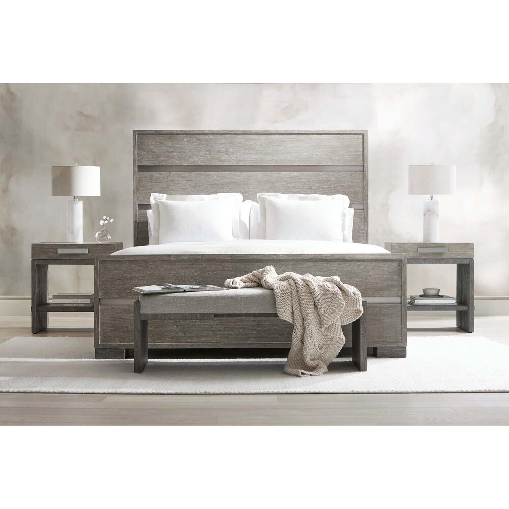 Bernhardt Foundations Bench in Dark Shale, , large