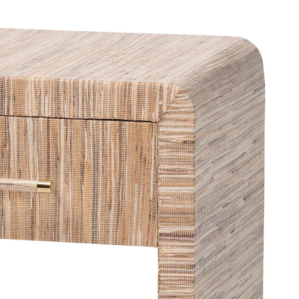 Baxton Studio Callan 1-Drawer Nightstand in Natural, , large