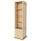 GigaCloud Rotating Jewelry Cabinet with Full-length Mirror, Coat Rack and Shelves in Walnut, , large