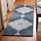 Safavieh Micro-Loop 2"3" x 7" Grey and Navy Runner, , large